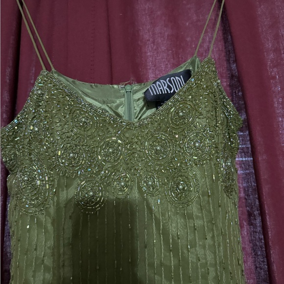 Marsoni size 8 like new condition used once w green sash fits like a 6 30”waist - Picture 9 of 17
